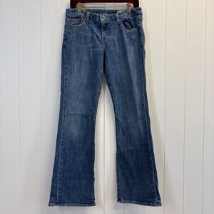 1969 Gap Womens Y2K Cowgirl Western Flare Jeans Size 8R Cowgirl Rugged Casual